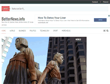 Tablet Screenshot of betternews.info
