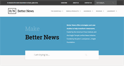 Desktop Screenshot of betternews.org