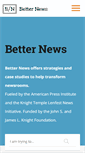 Mobile Screenshot of betternews.org